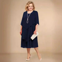 Blaire | Asymmetrisch Kleid – Marine