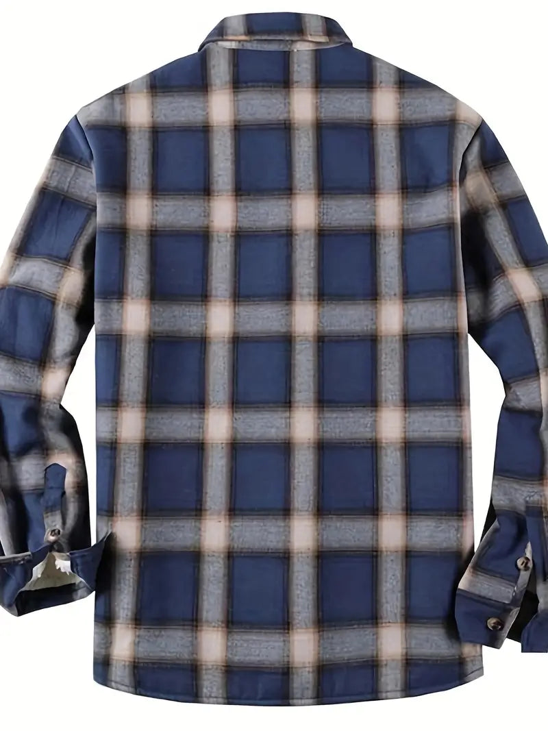 Keyella | Karierte Varsity-Fleecejacke – unverzichtbare Wärme für den Herbst