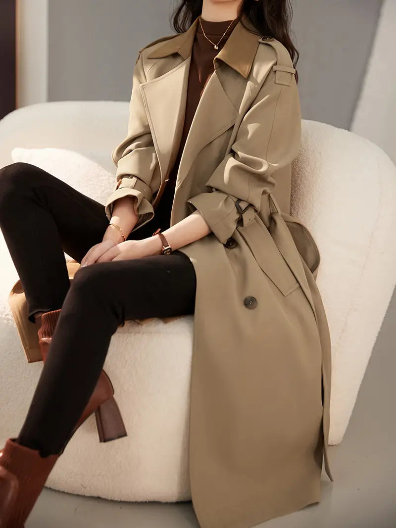 Liavint | Schicker Couture Mantel mit doppeltem Revers