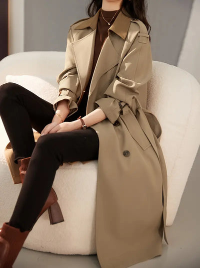 Liavint | Schicker Couture Mantel mit doppeltem Revers