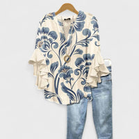 Leah | Schleifen Bluse – Weiß