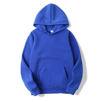 Damen Kapuzenpullover mit Kängurutasche | Lange Ärmel – Blau