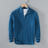 Jayden™ - Hochwertiger Strickpullover – Blau