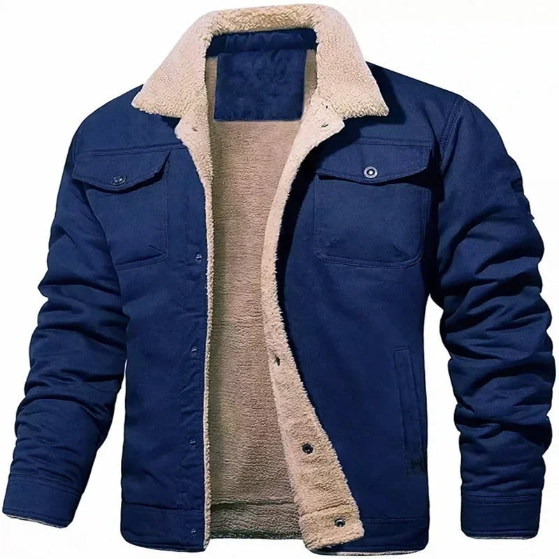 Sige | Warme Herren Bomberjacke aus Wolle