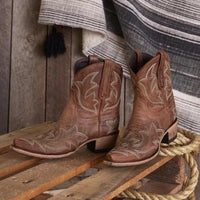 Damen Cowboy Stiefeletten | Klassisch – Braun