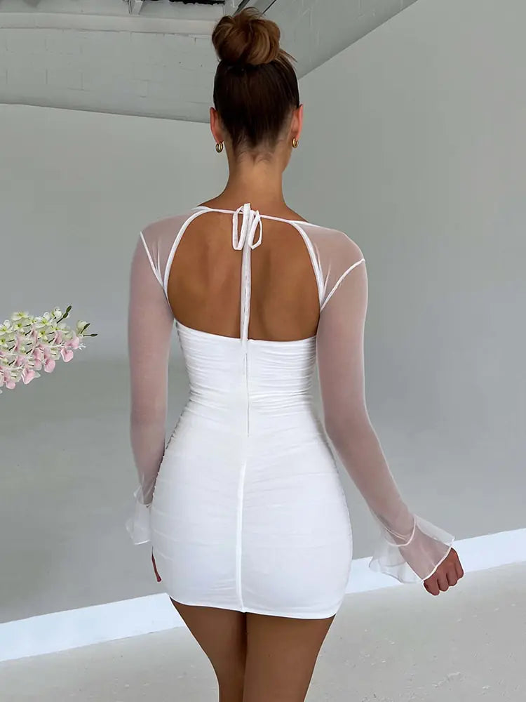 Marcella - Elegantes rückenfreies sexy Minikleid