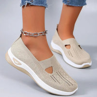 Heidi-Mode | Rutschfeste Ergonomische Damenschuhe – Khaki