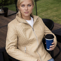 Benita® | ultra-elegante Jacke – Khaki