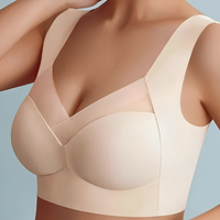 Sigrid - Komfortabler und nahtloser Damen-BH, 1+1 – Beige
