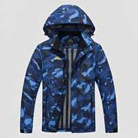 Febous - Trendige Winterjacke für Herren – Blau