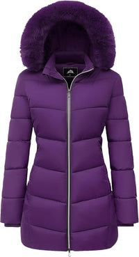 Emmas | Winterjacke mit Kapuze – Lila