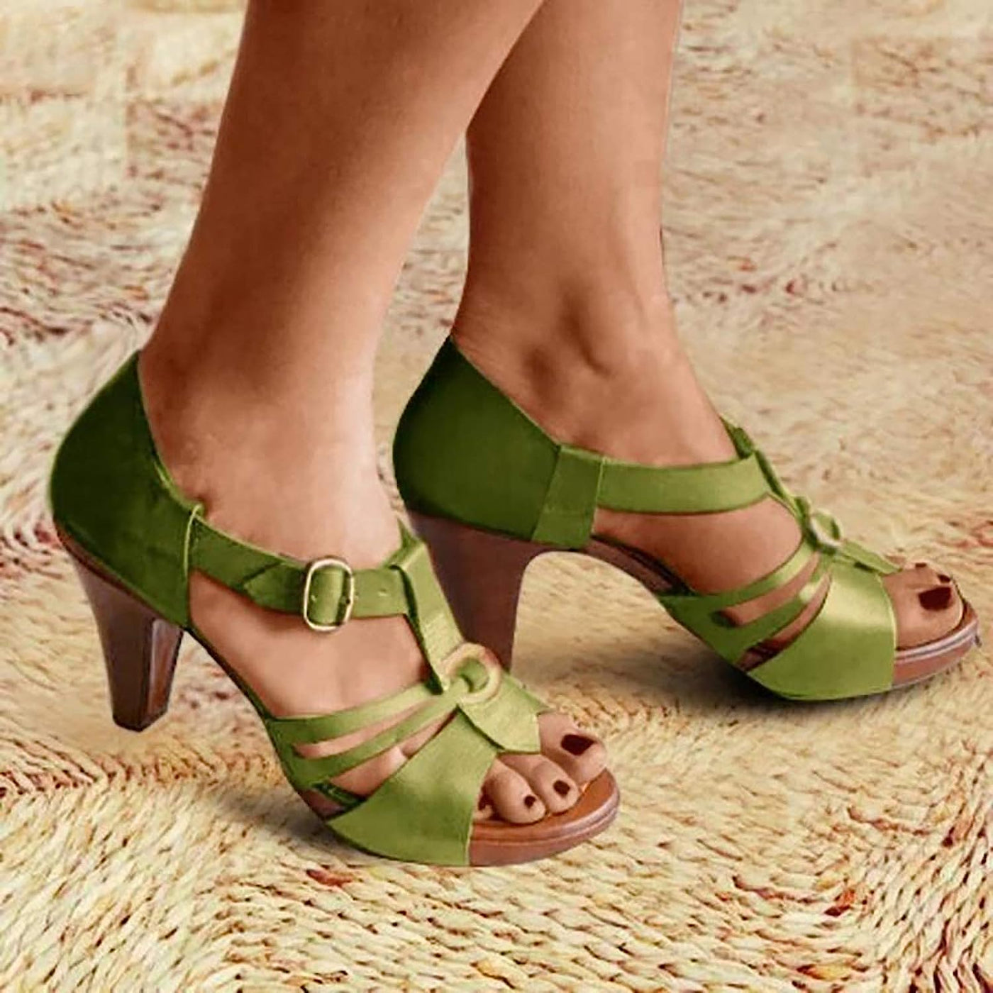 Odette - orthopädische Sandalen mit Absatz