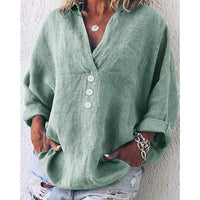 Io | Bluse im Ibiza-Stil für Damen – Grün