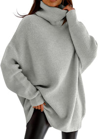 GERDA - OVERSIZED PULLOVER – Grau