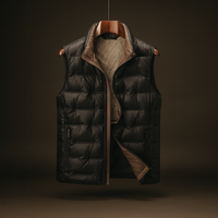 Axton Duck Down Vest – Schwarz