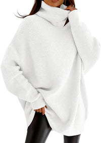 GERDA - OVERSIZED PULLOVER – Weiß