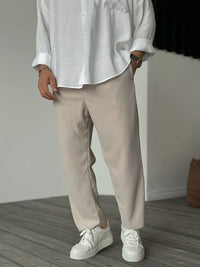 FILIPPO - WEICHE LUXUS HOSEN – Beige