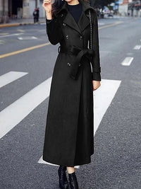 Heidi-Mode | Damen Wollmantel – Schwarz