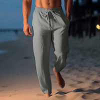 Herren Strand Lounge Hose | Bequeme – Grau