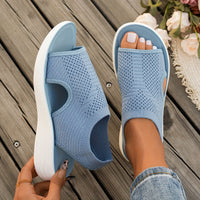 Ishae - Gepolsterte Sandale – Blau