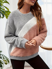 Leyanis | Kuscheliger Sweatshirt-Pullover für Damen – Trendig und Bequem – Grau