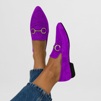 Arabella | Farbige Mokassins – Lila