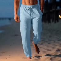 Herren Strand Lounge Hose | Bequeme – Blau