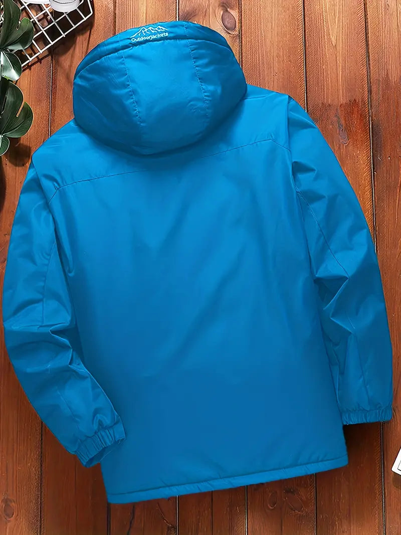 Norman | Herren Winter-Fleecejacke mit Kapuze und Fleece-Innenfutter