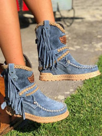 Heidi-Mode | Westernstiefel mit Fransen – Stil 2