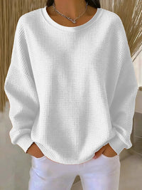 Nova™ - Klassischer Pullover – Weiß