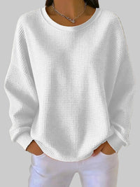 Camille | Leichter Sommerpullover – Weiß