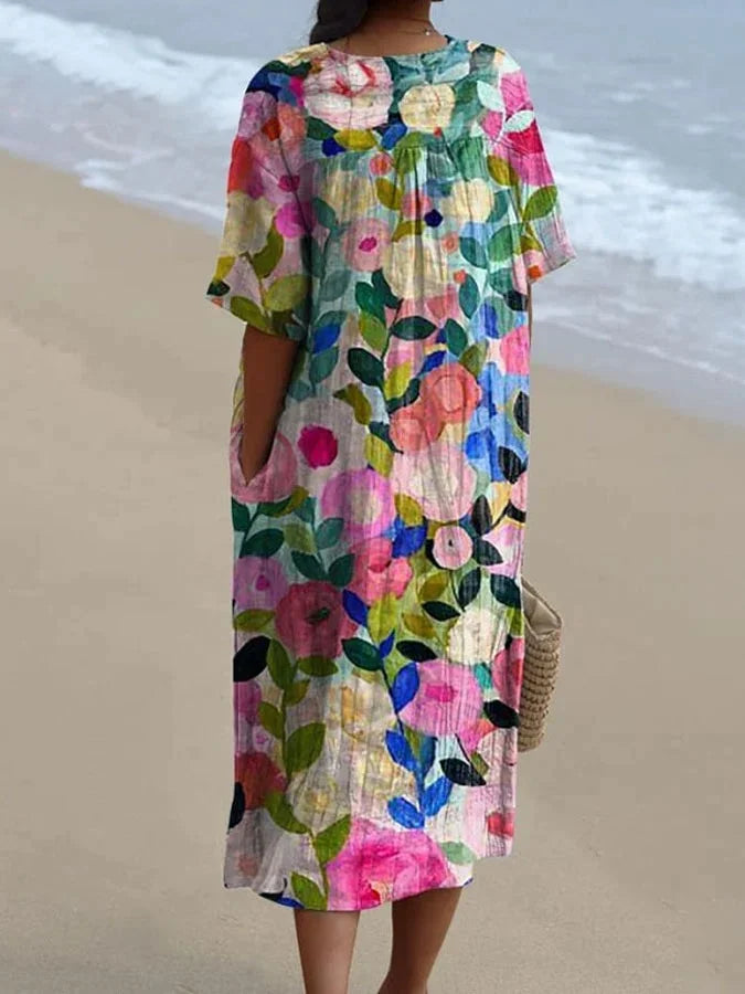 Valerie - Blumendruck Freizeitkleid