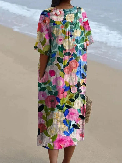 Valerie - Blumendruck Freizeitkleid