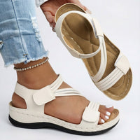 Nora | Elegante Sommer Sandalen Damen – Weiß