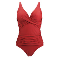 Heidi-Mode | Einteiliger Damen-Badeanzug – Rot