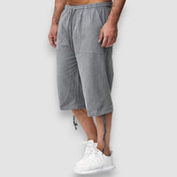 Milo | Cropped Shorts – Grau