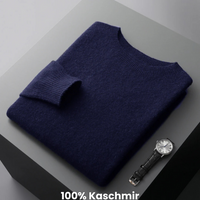HEIMO - KASCHMIR PULLOVER – Marine