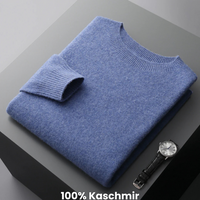 HEIMO - KASCHMIR PULLOVER – Blau
