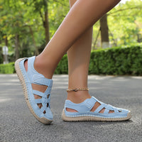Clara | Elegante Sommer Sandalen Damen – Seeblau