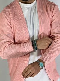 HAHN - OFFENE STRICKJACKE – Rosa