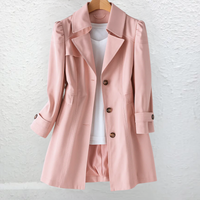 Abegail | Vintage-Trenchcoat – Rosa