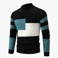 Alexander | Strickpullover – Grün / Schwarz