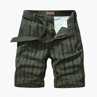 Herren Shorts aus Polyester mit Taschen für Sommer Outdoor – Armygrün