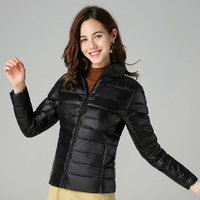 Lizzy | Ultraleichte Daunenjacke – Schwarz