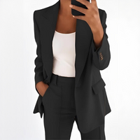 Muriel - Elegantes und trendiges Anzug-Set – Schwarz