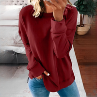 Annalee – Bequemer Pullover – Rot
