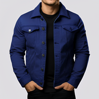 Maxwell - Traditionelle Männerjacke aus robustem Stoff – Marine