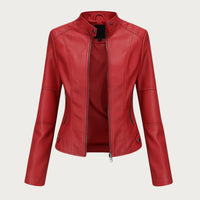 Jeniffer™ | Lederjacke im modernen Stil – Rot