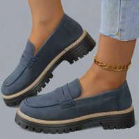 Ysabel | Handgefertigte elegante Slip-On Loafers für jeden Anlass – Dunkelblau