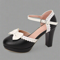 Sophie | Elegante High Heels mit Schleife – Schwarz